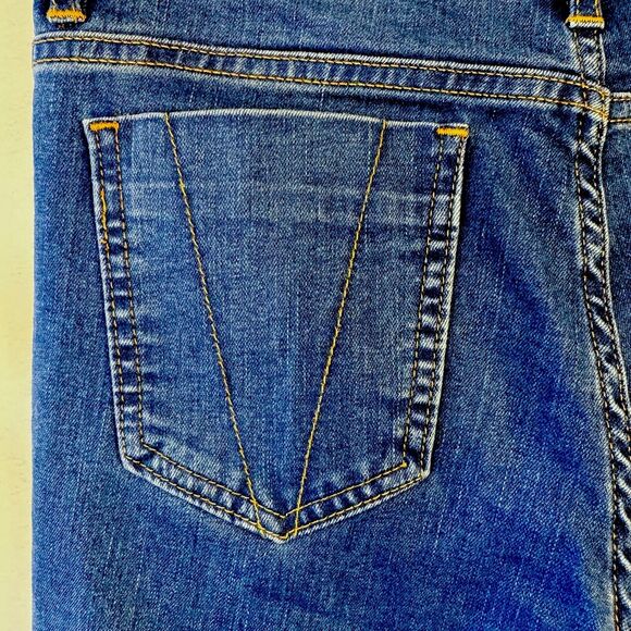 Victoria Beckham Blue Jeans Womens 28 Mid Rise Skinny Straight Designer Classic - Picture 5 of 5
